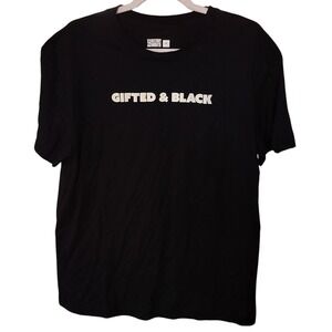 Target Black History Month Gifted & Black Graphic T-Shirt Mens Medium Black New